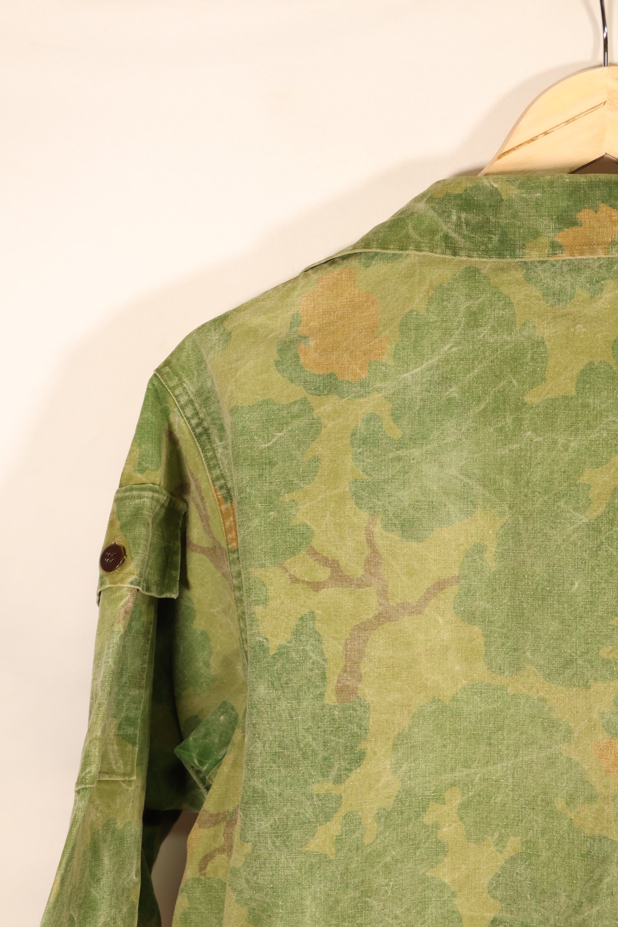 推定1960年代後半頃　ローカルメイド品　ミッチェル迷彩　USMC　迷彩ジャケット　中古品
