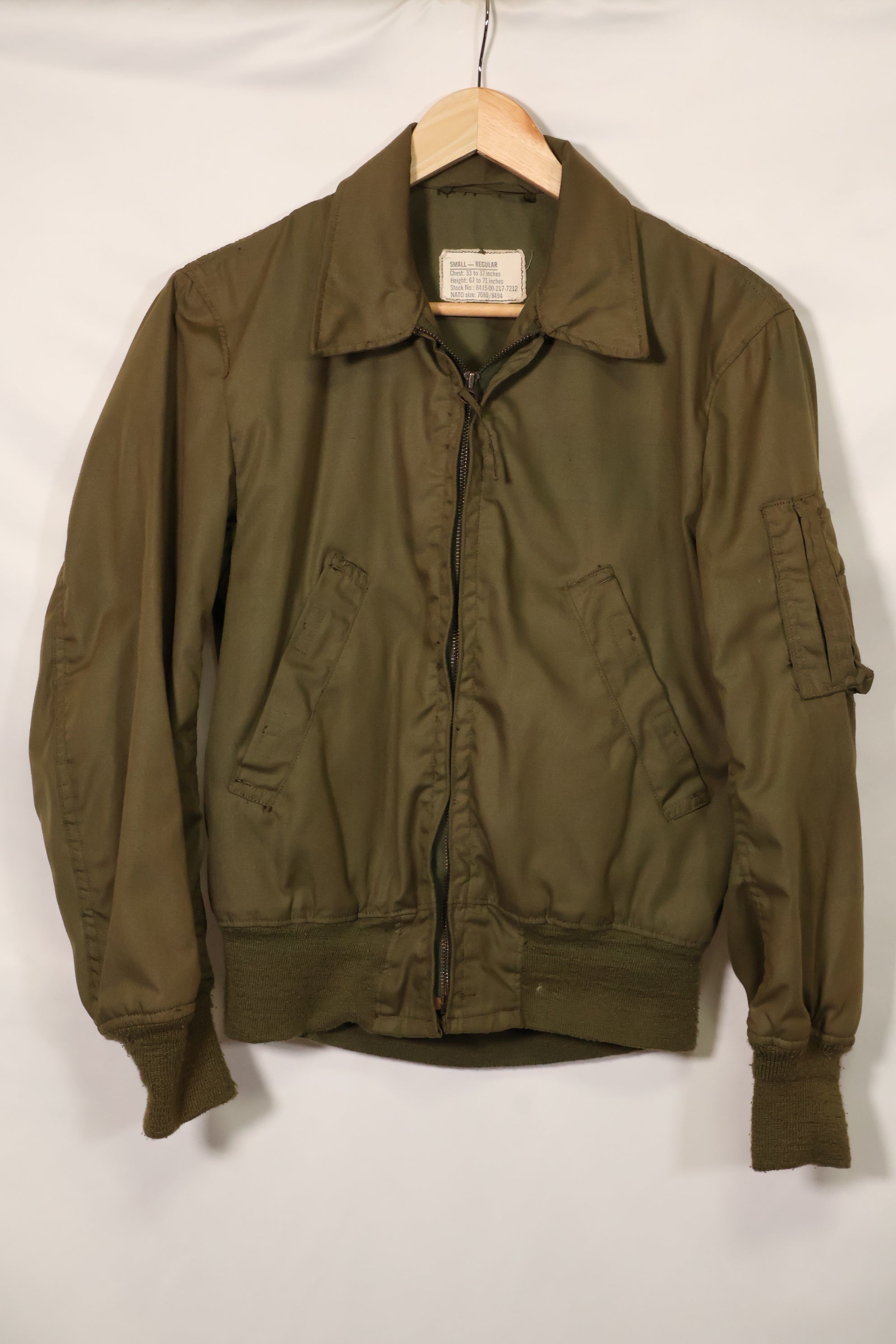 1970年代〜80年代　アメリカ陸軍　タンカージャケット　NOMEX 素材　中古品