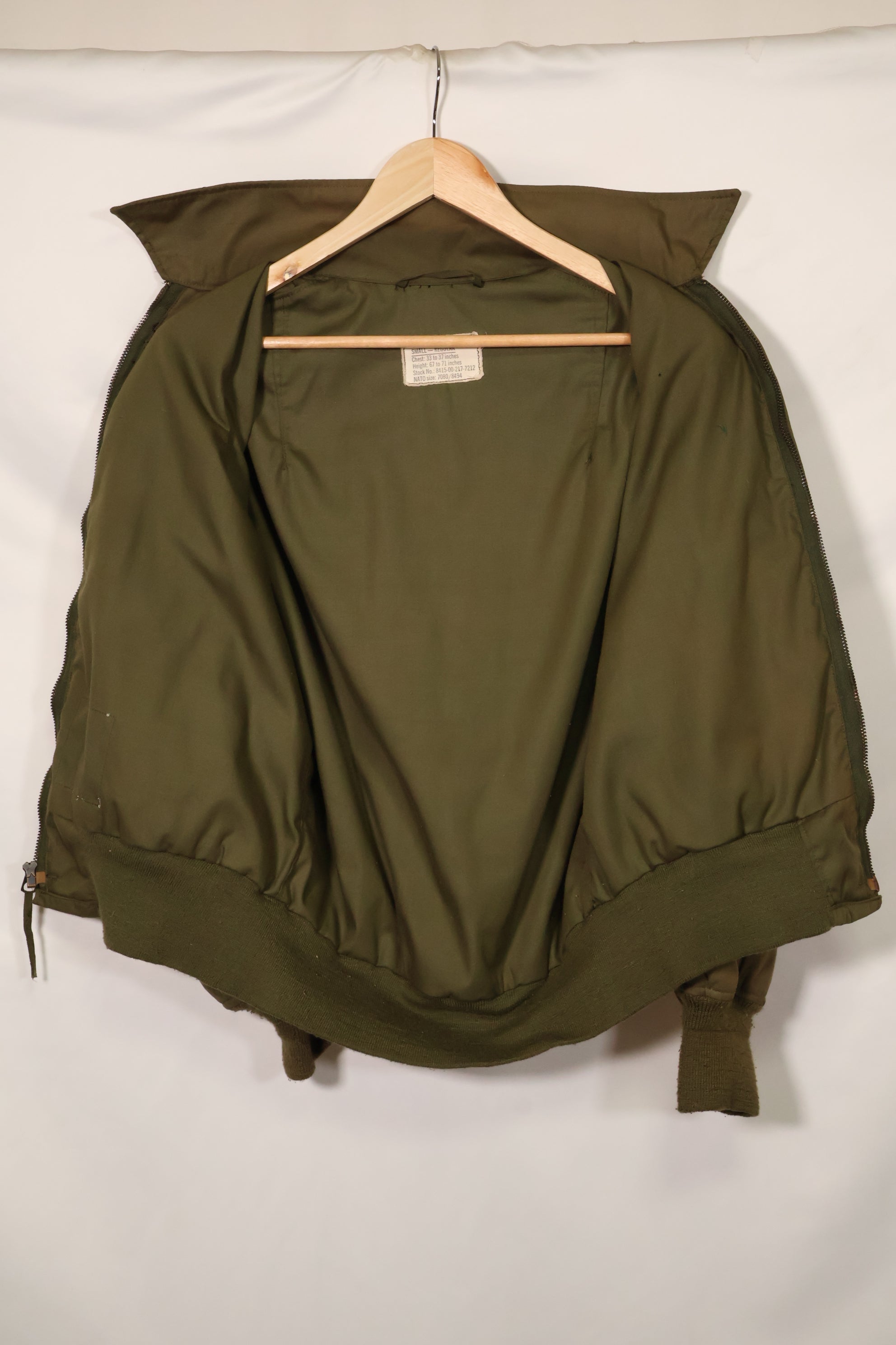 1970年代〜80年代　アメリカ陸軍　タンカージャケット　NOMEX 素材　中古品