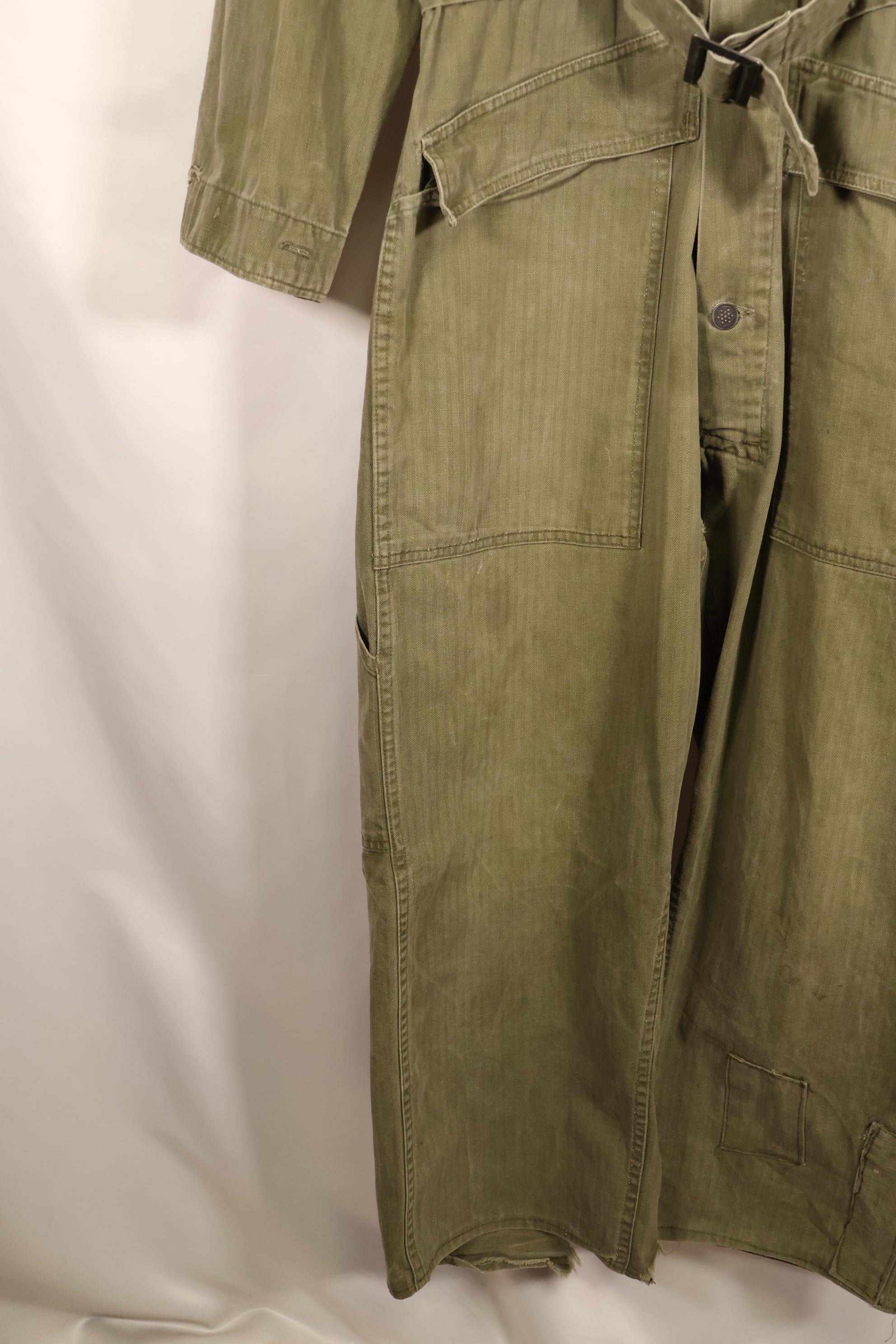 1940年代　36R　アメリカ軍　コンバットカバーオール　PW（Prisoner of War）個体　褪色あり　中古品