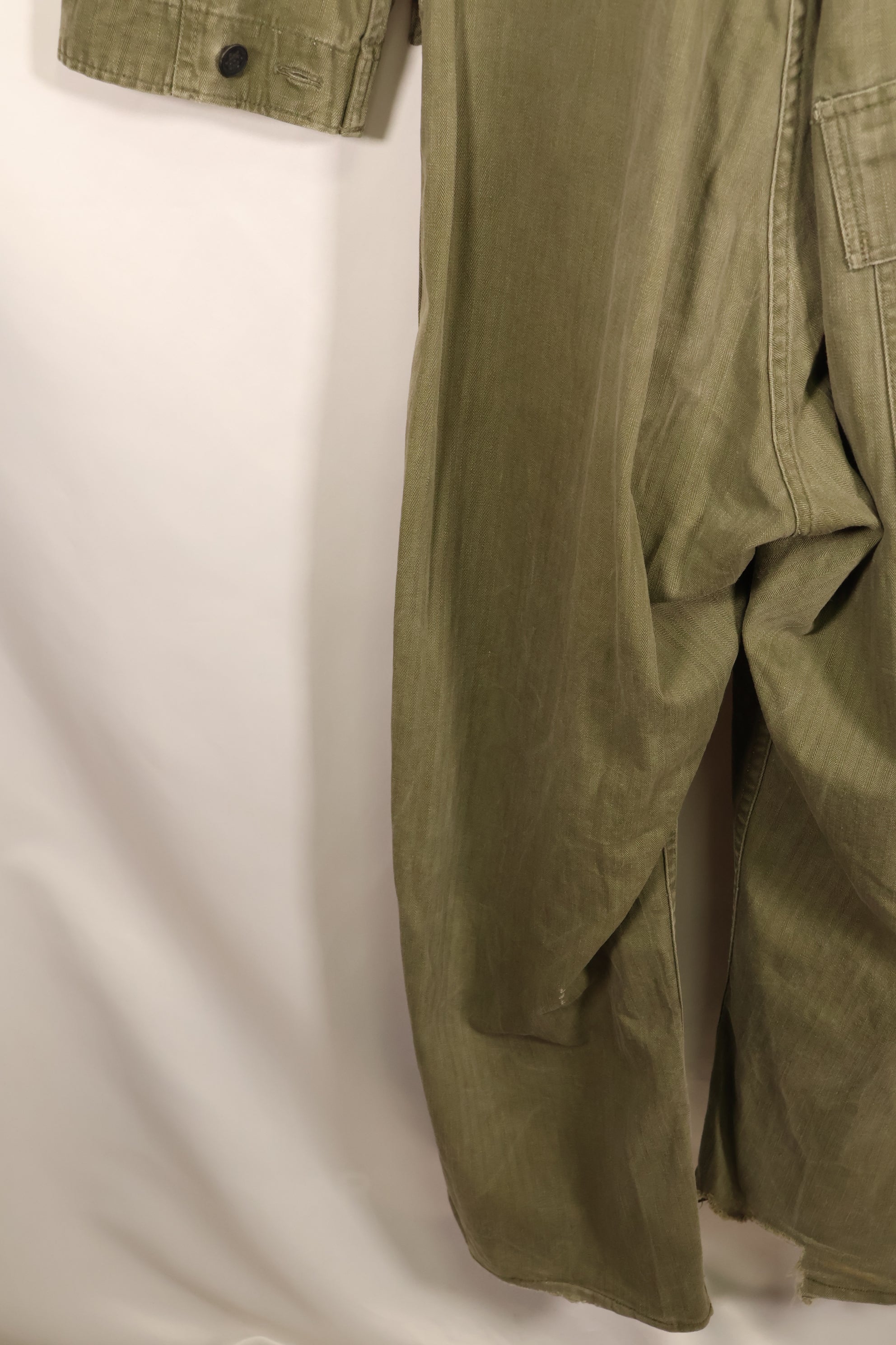 1940年代　36R　アメリカ軍　コンバットカバーオール　PW（Prisoner of War）個体　褪色あり　中古品
