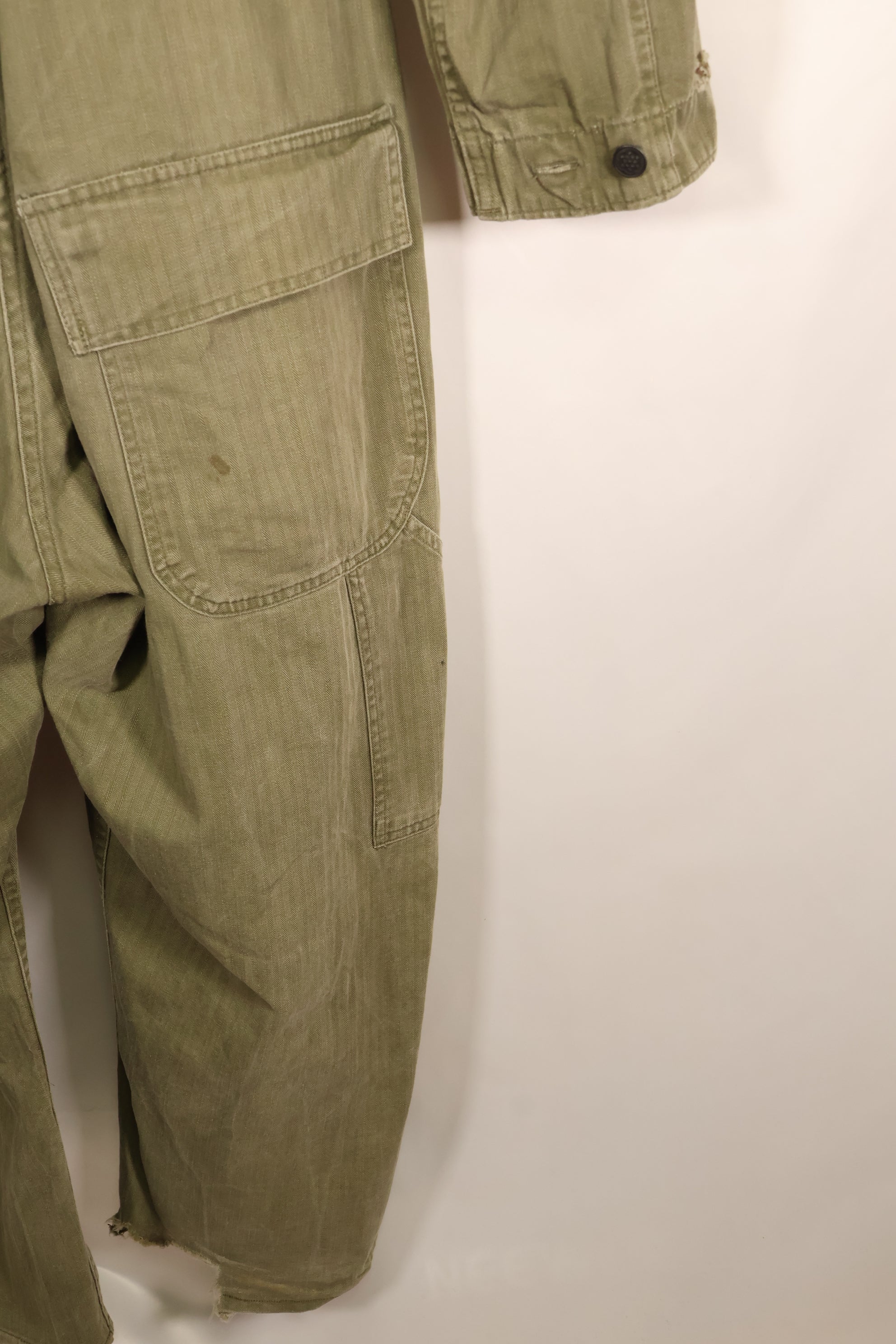1940年代　36R　アメリカ軍　コンバットカバーオール　PW（Prisoner of War）個体　褪色あり　中古品