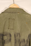 1940年代　36R　アメリカ軍　コンバットカバーオール　PW（Prisoner of War）個体　褪色あり　中古品