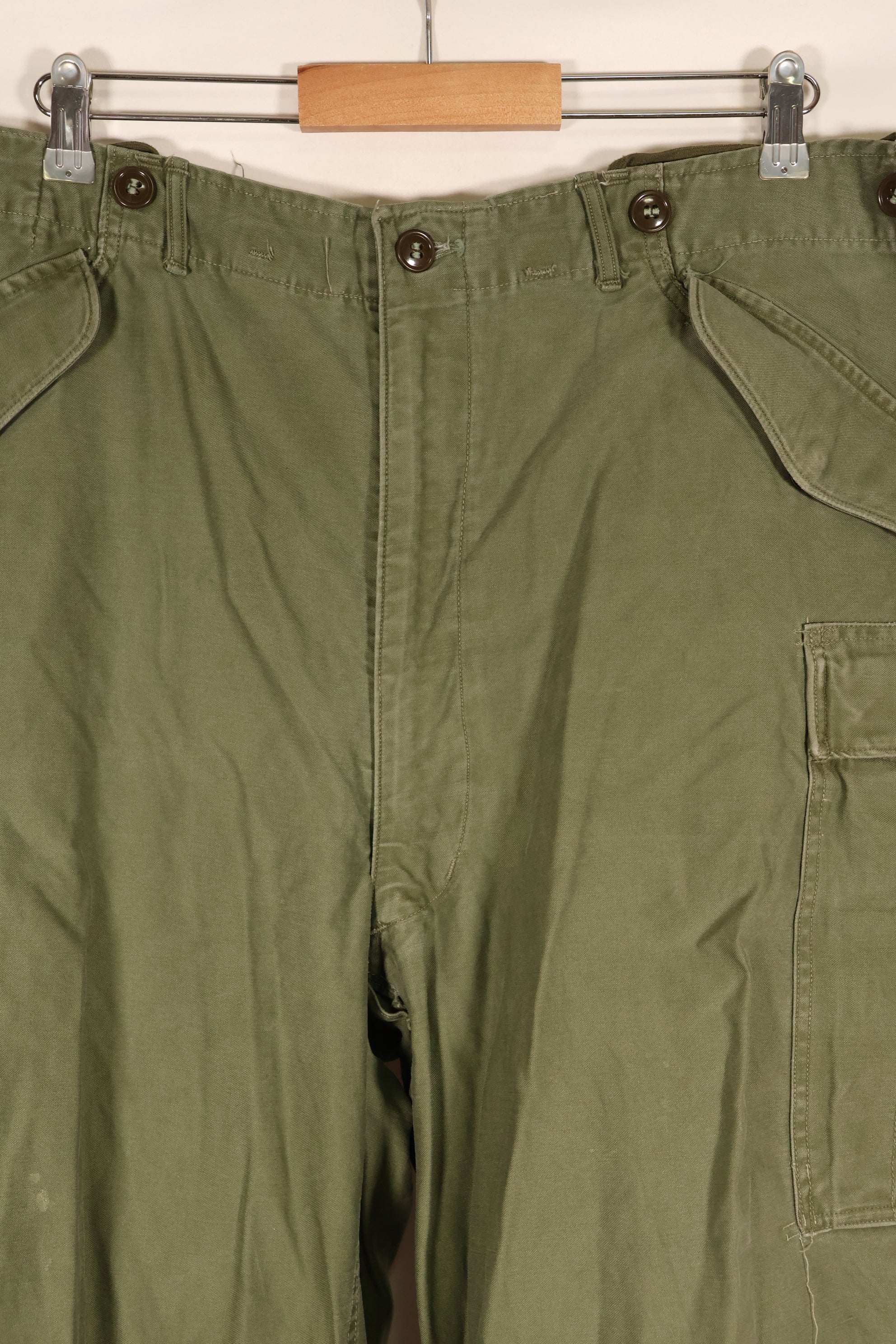 1950年代　L-L　アメリカ軍　M-1951　フィールドパンツ　褪色あり　中古品
