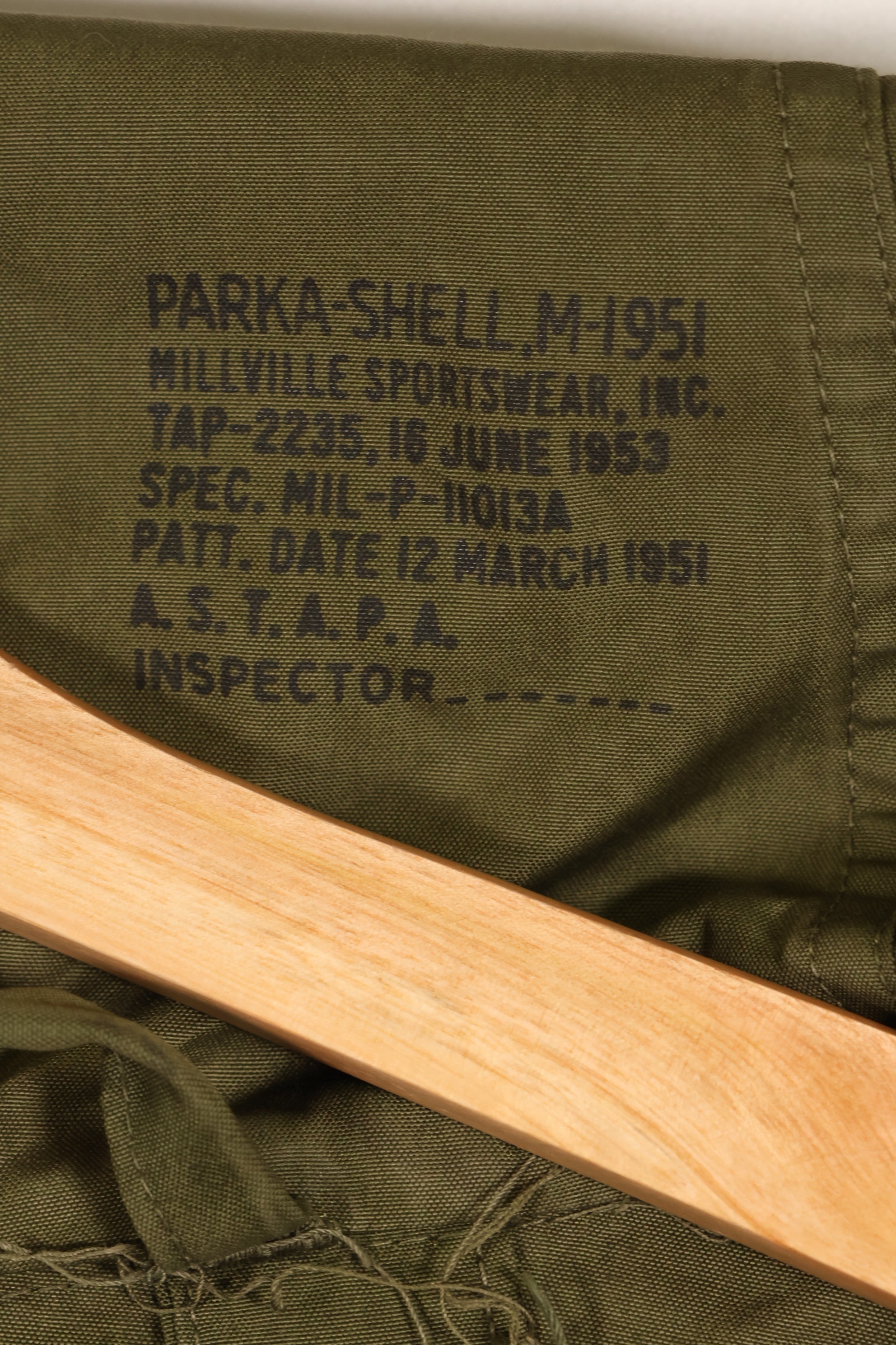 1953年契約　アメリカ陸軍　M51 フィールドパーカー　モッズパーカー　ライナー付　中古品