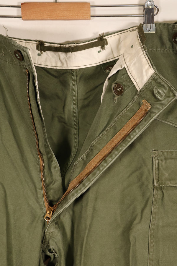 1950年代　L-L　アメリカ軍　M-1951　フィールドパンツ　褪色あり　中古品