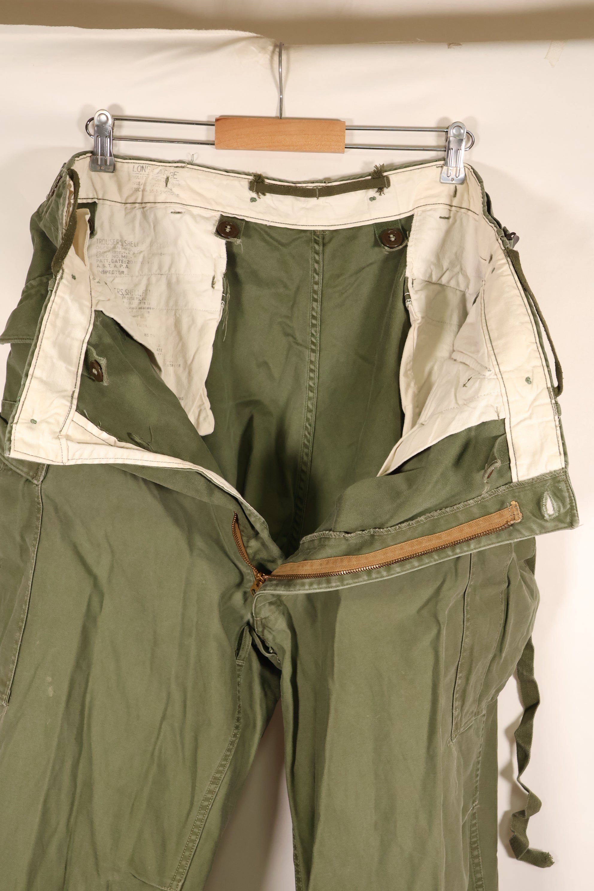1950年代　L-L　アメリカ軍　M-1951　フィールドパンツ　褪色あり　中古品