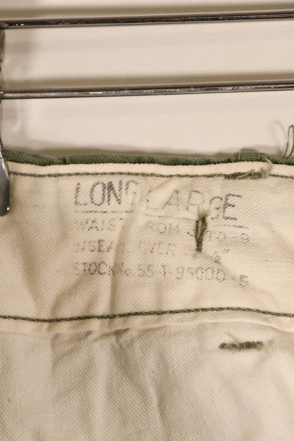 1950年代　L-L　アメリカ軍　M-1951　フィールドパンツ　褪色あり　中古品