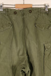 1950年代　L-L　アメリカ軍　M-1951　フィールドパンツ　褪色あり　中古品