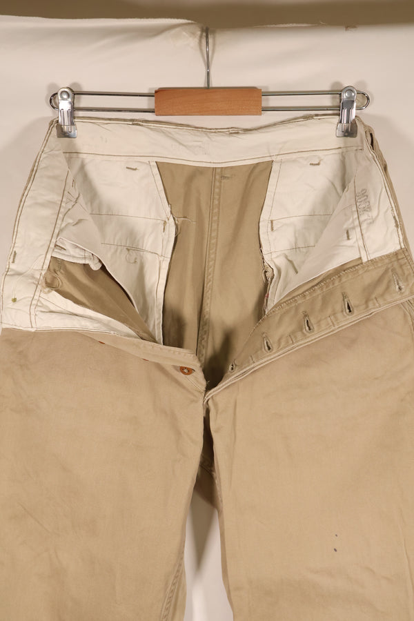 1940年代　WWII　アメリカ陸軍　チノパン　サービスユニフォームパンツ　中古品