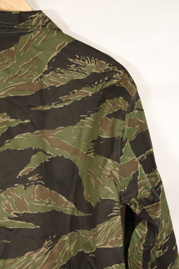 1970年代　DAJB09 契約タグ付き　日本製　タイガーストライプ　上下セット　未使用品　