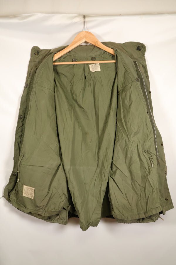 1970年契約　M-R　M65 フィールドジャケット　2nd Model　徽章付き　汚れあり　ライナーなし　中古品