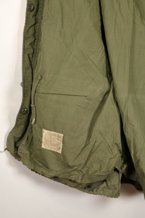 1970年契約　M-R　M65 フィールドジャケット　2nd Model　徽章付き　汚れあり　ライナーなし　中古品