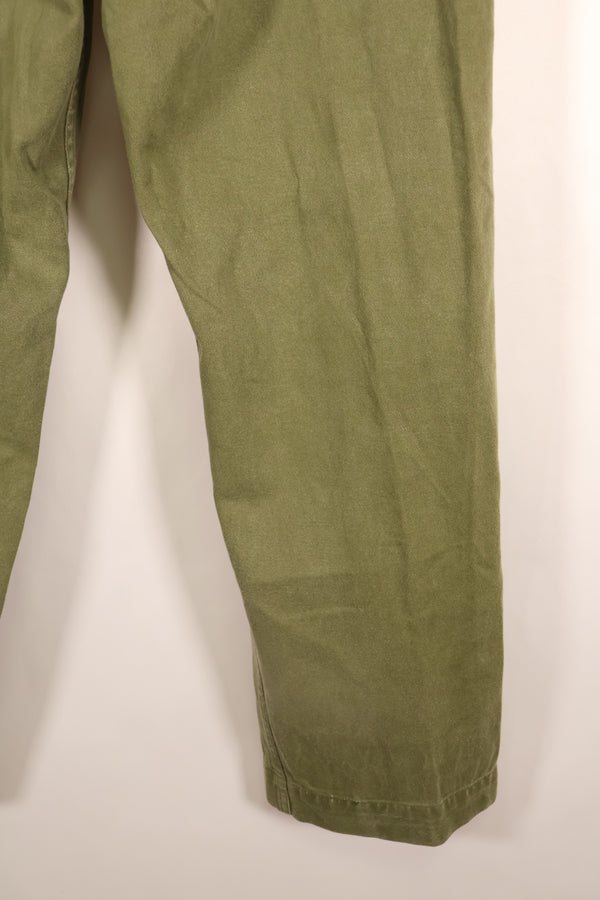1967年契約　オーストラリア軍　OD　コンバットトラウザーズ　褪色あり　中古品