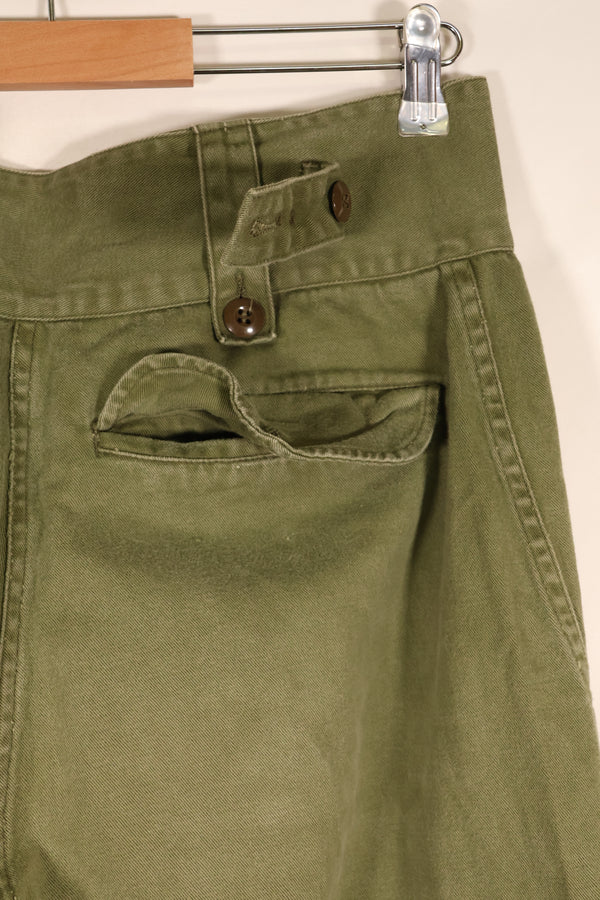 1967年契約　オーストラリア軍　OD　コンバットトラウザーズ　褪色あり　中古品