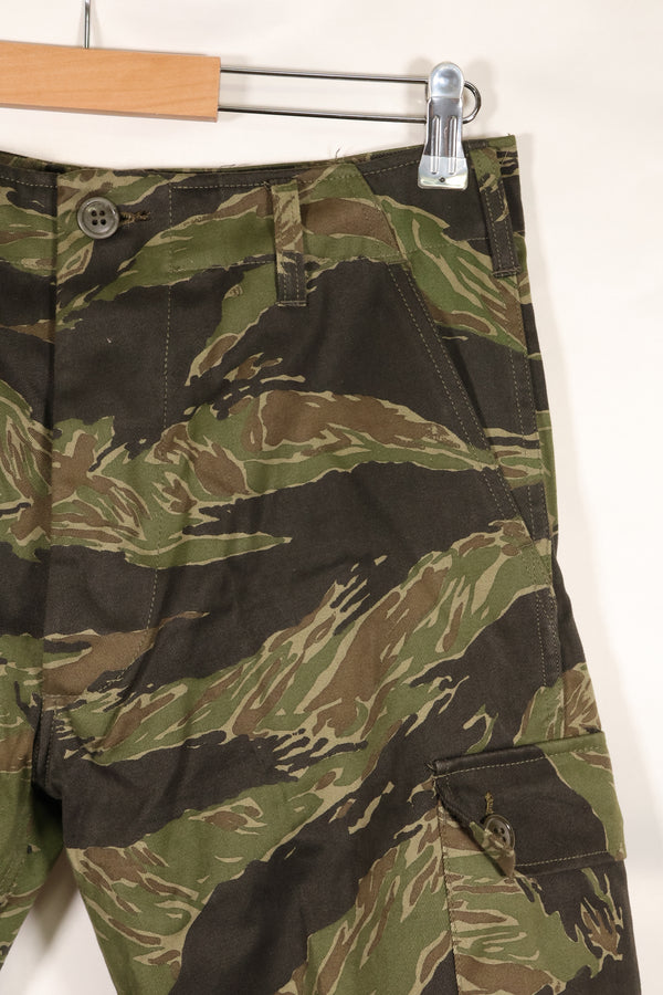 1970年代　DAJB09 契約タグ付き　日本製　タイガーストライプ　上下セット　未使用品　