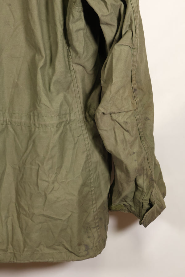 1970年契約　M-R　M65 フィールドジャケット　2nd Model　徽章付き　汚れあり　ライナーなし　中古品