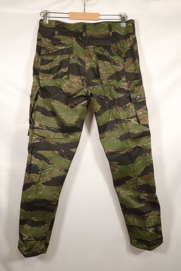 1970年代　DAJB09 契約タグ付き　日本製　タイガーストライプ　上下セット　未使用品　