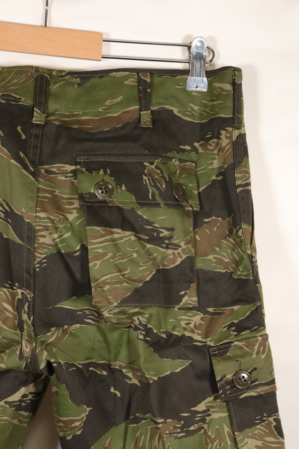 1970年代　DAJB09 契約タグ付き　日本製　タイガーストライプ　上下セット　未使用品　