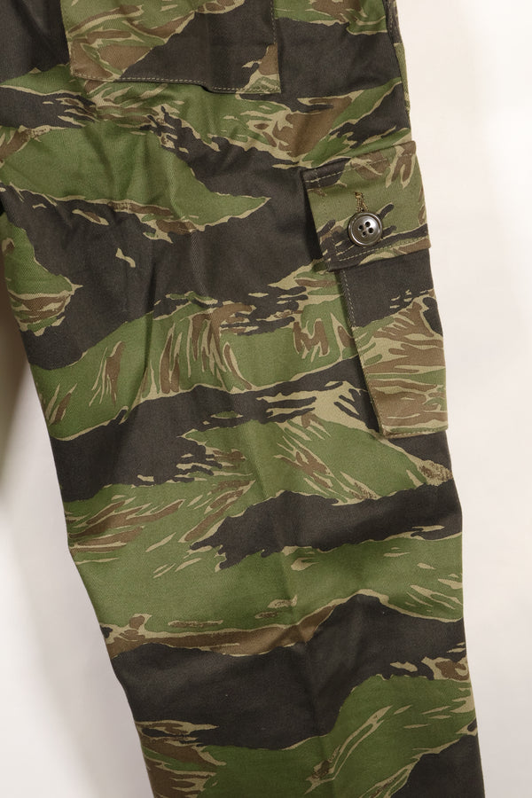 1970年代　DAJB09 契約タグ付き　日本製　タイガーストライプ　上下セット　未使用品　