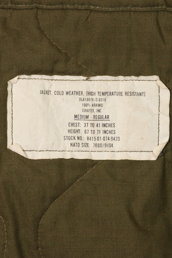 1991年契約　アメリカ陸軍　タンカージャケット　ARAMID 素材　中古品