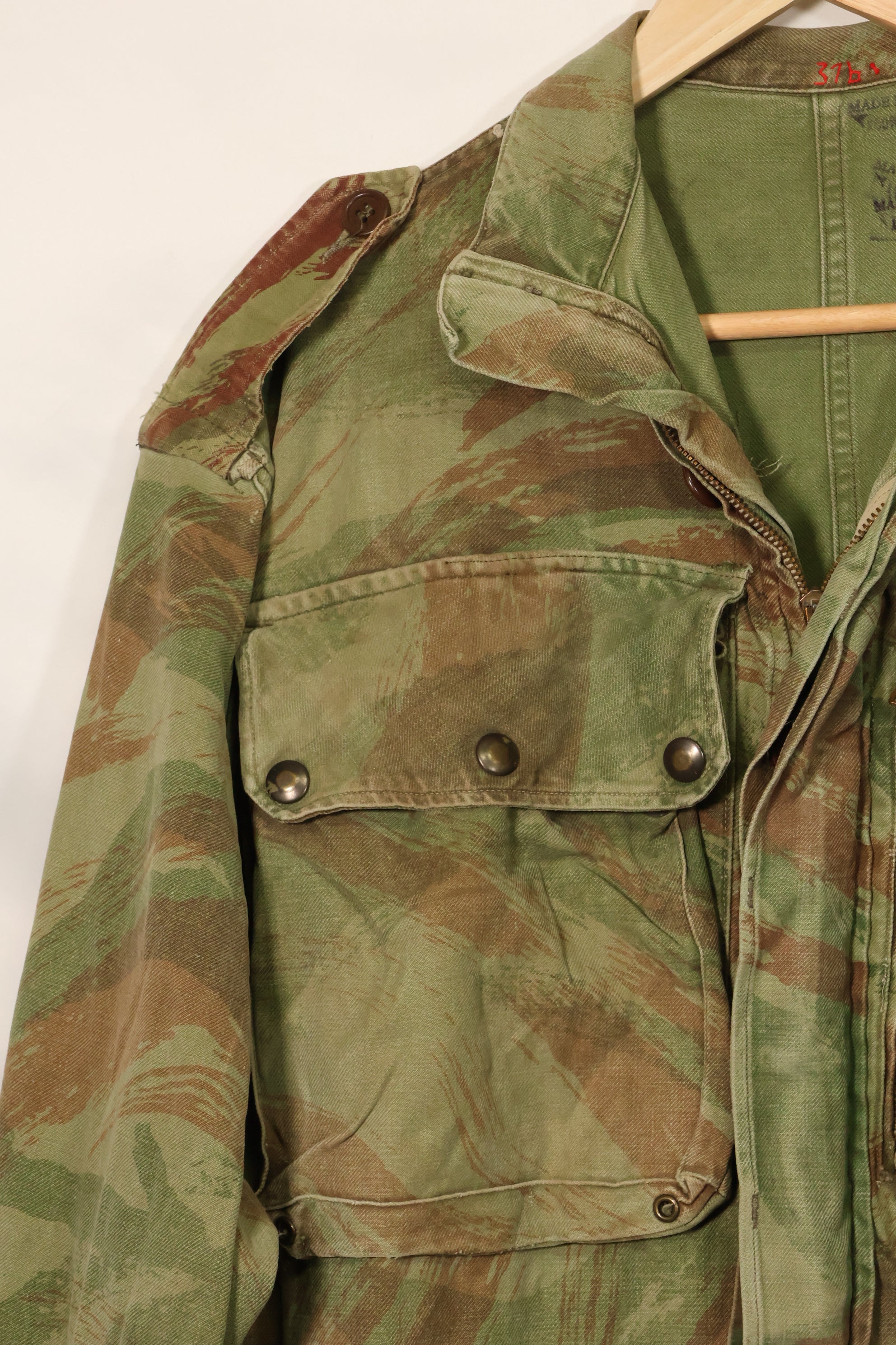 1950年代　フランス軍　リザード迷彩　TAP 47/54　空挺ジャケット　中古品