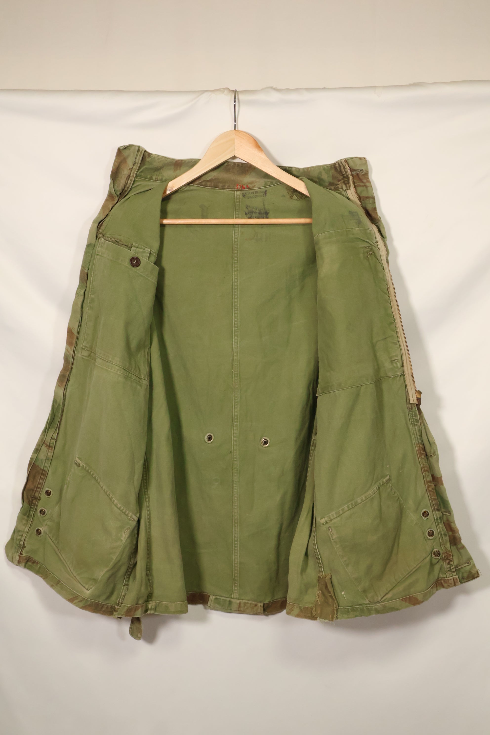 1950年代　フランス軍　リザード迷彩　TAP 47/54　空挺ジャケット　中古品