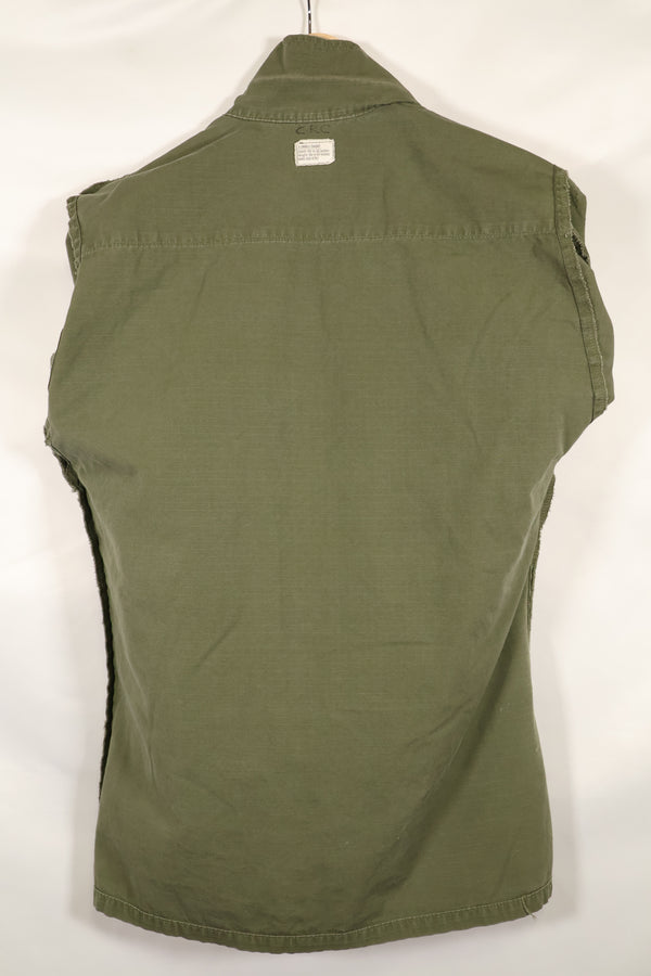 1970年契約　X-SMALL-SHORT　4th Model ジャングルファティーグ　ジャケット　中古品　映画会社放出