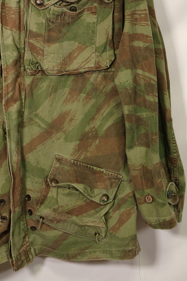 1950年代　フランス軍　リザード迷彩　TAP 47/54　空挺ジャケット　イスラエルスタンプ付　中古品