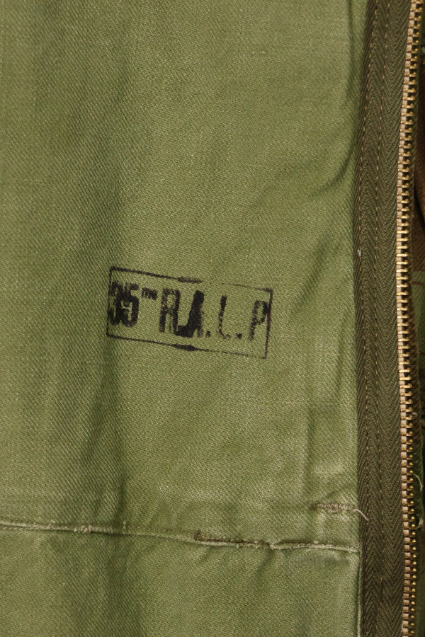 1950年代　フランス軍　リザード迷彩　TAP 47/54　空挺ジャケット　イスラエルスタンプ付　中古品
