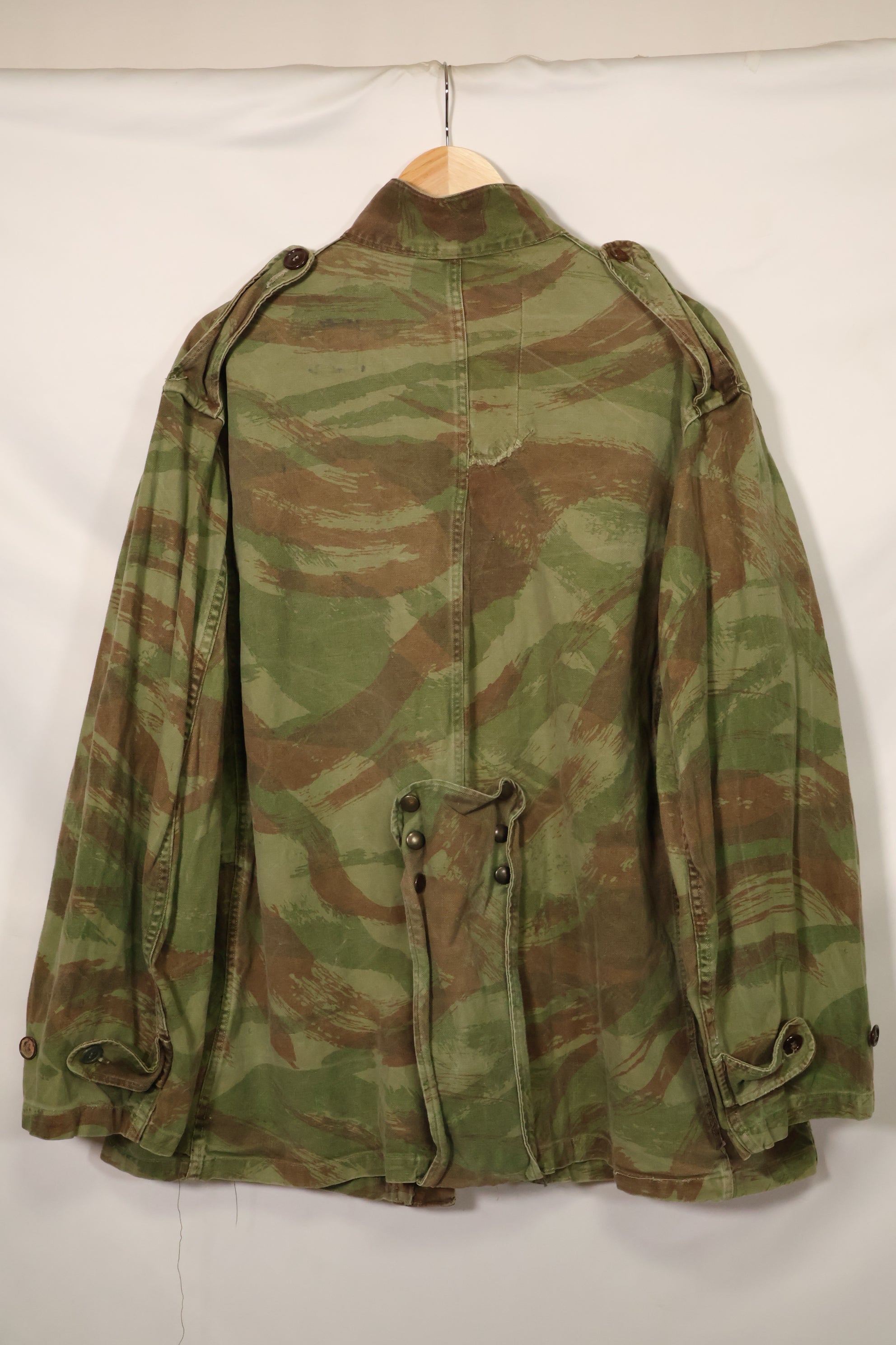 1950年代　フランス軍　リザード迷彩　TAP 47/54　空挺ジャケット　イスラエルスタンプ付　中古品