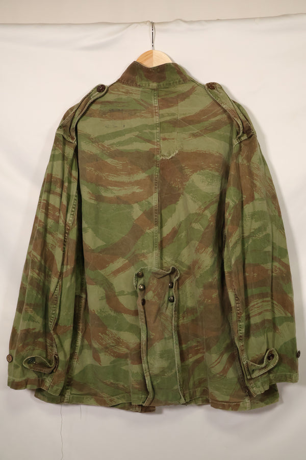 1950年代　フランス軍　リザード迷彩　TAP 47/54　空挺ジャケット　イスラエルスタンプ付　中古品