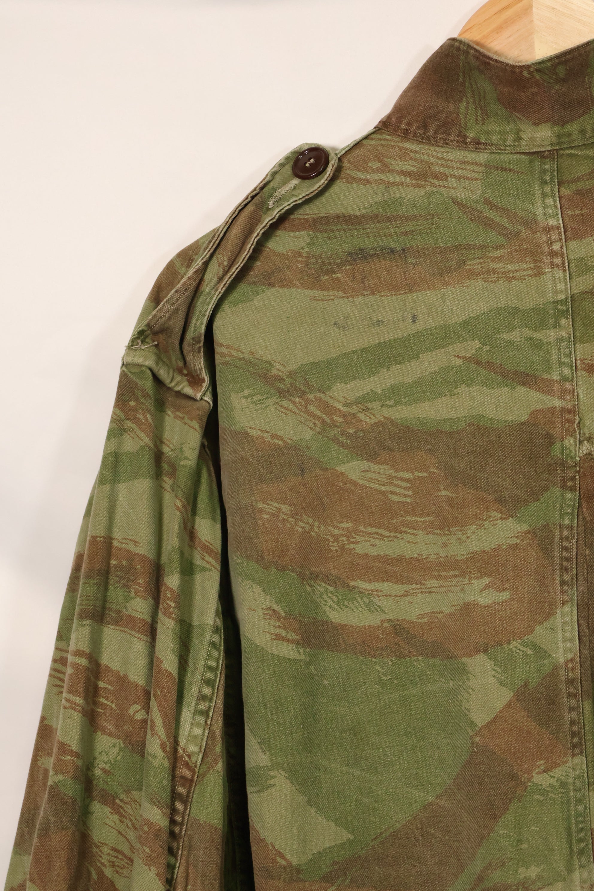 1950年代　フランス軍　リザード迷彩　TAP 47/54　空挺ジャケット　イスラエルスタンプ付　中古品