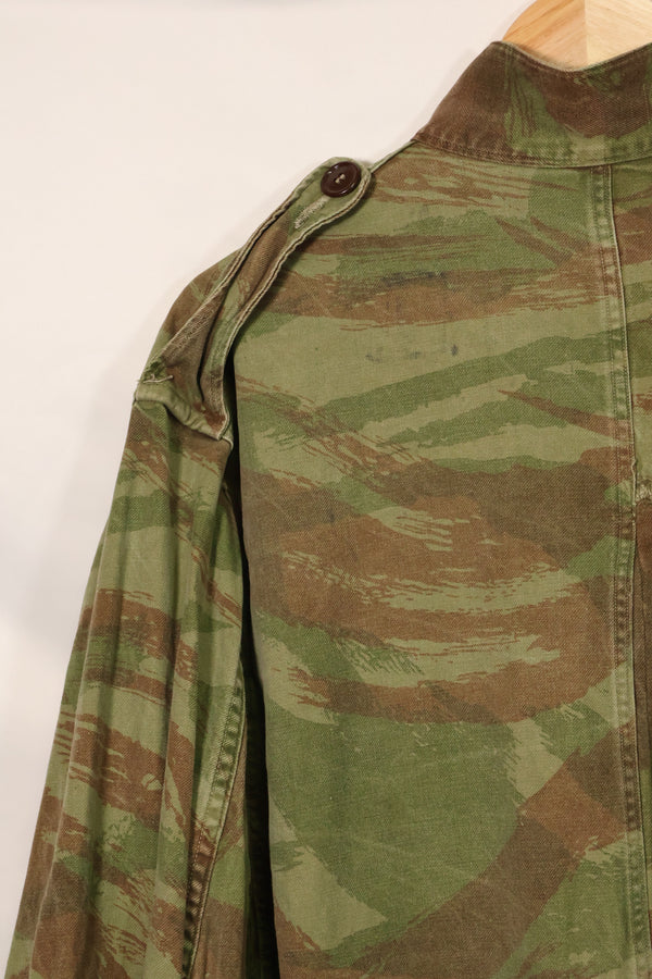 1950年代　フランス軍　リザード迷彩　TAP 47/54　空挺ジャケット　イスラエルスタンプ付　中古品