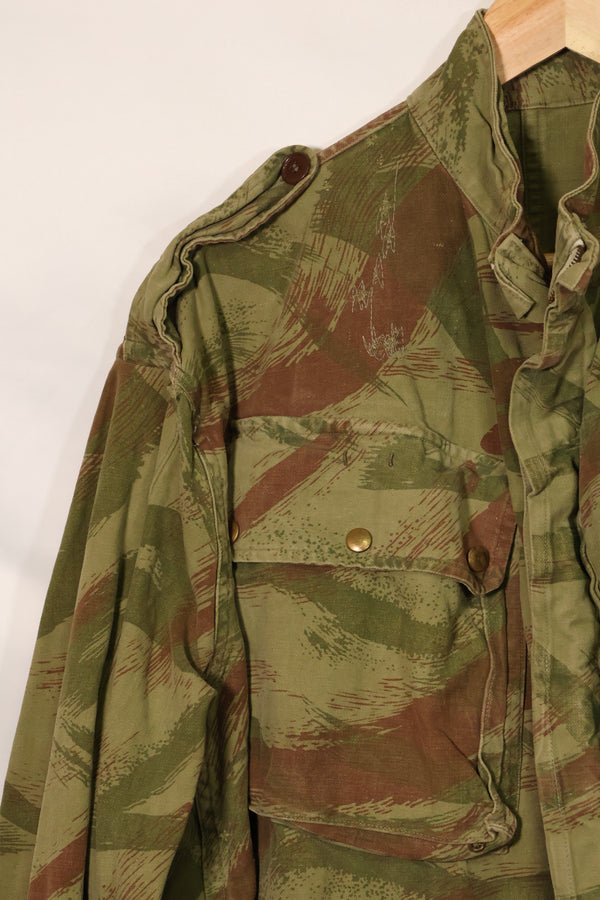 1950年代　フランス軍　リザード迷彩　TAP 47/53　空挺ジャケット　イスラエルスタンプ付　中古品