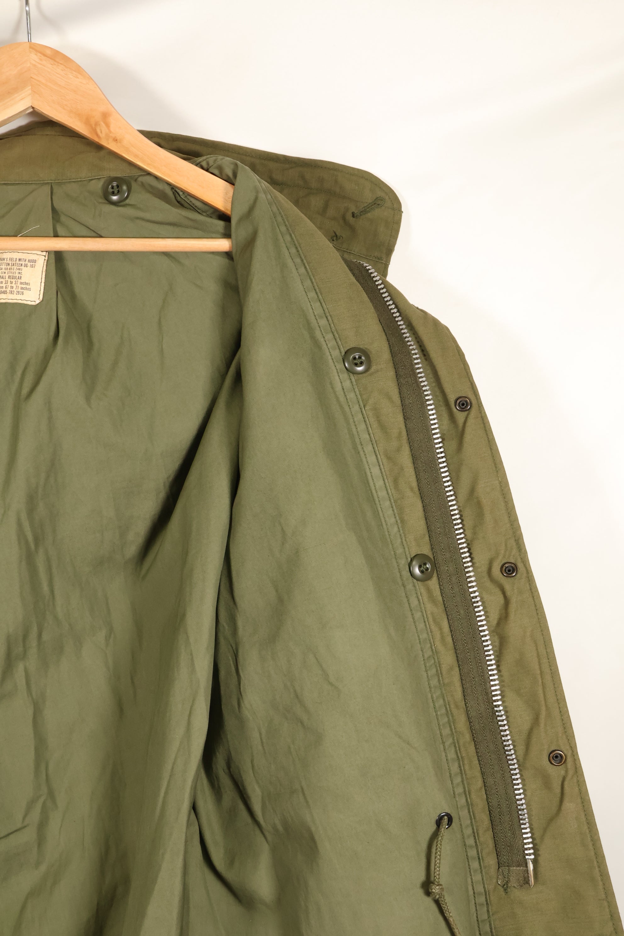 1969年契約　S-R　2nd Model　アメリカ軍　M65　フィールドジャケット　状態良い　中古品