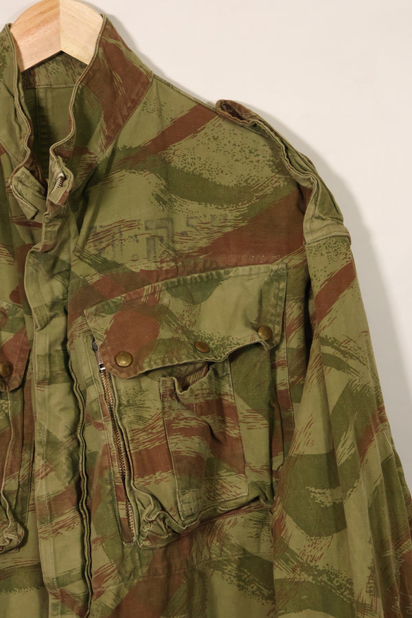 1950年代　フランス軍　リザード迷彩　TAP 47/53　空挺ジャケット　イスラエルスタンプ付　中古品