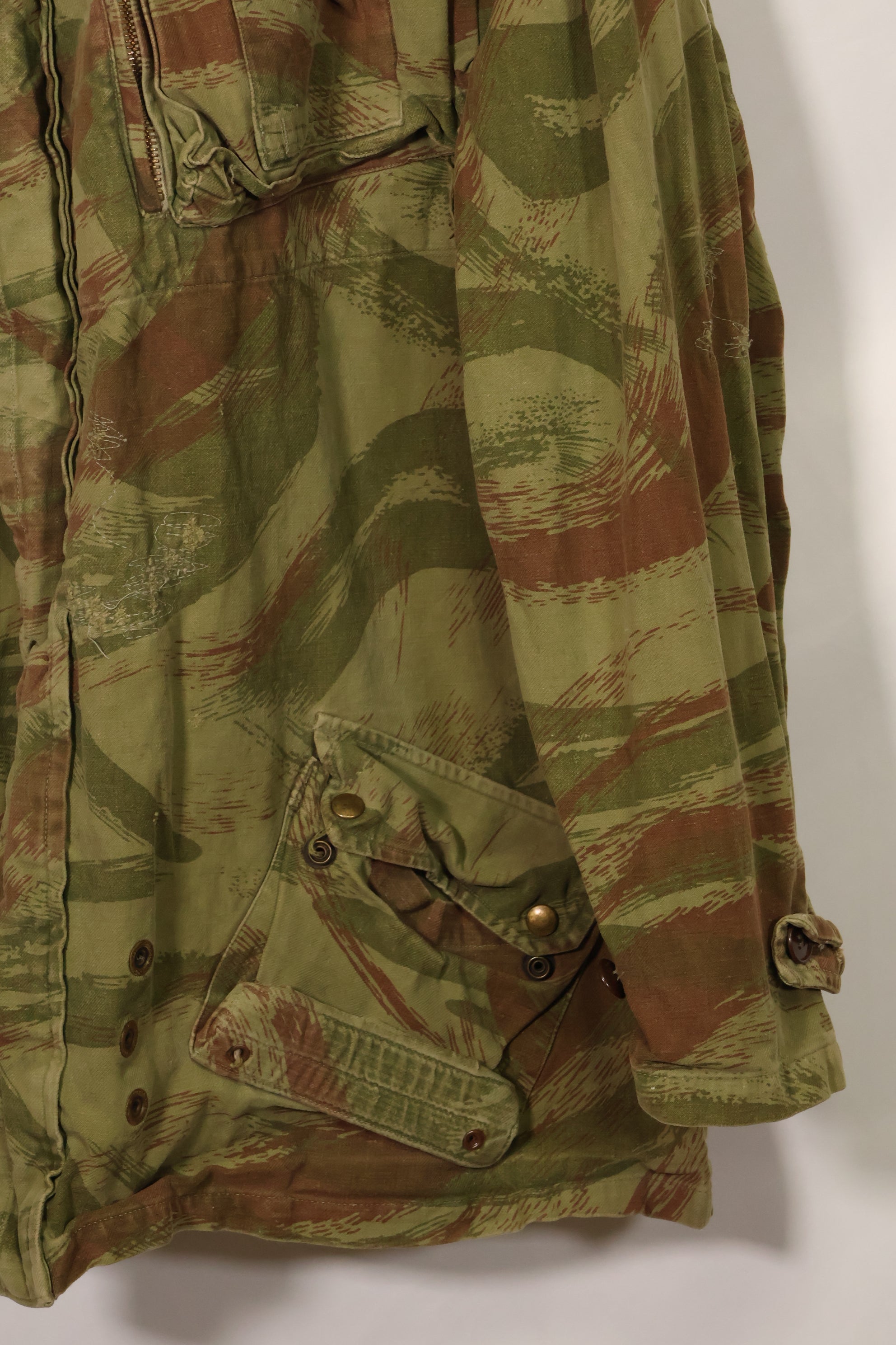1950年代　フランス軍　リザード迷彩　TAP 47/53　空挺ジャケット　イスラエルスタンプ付　中古品