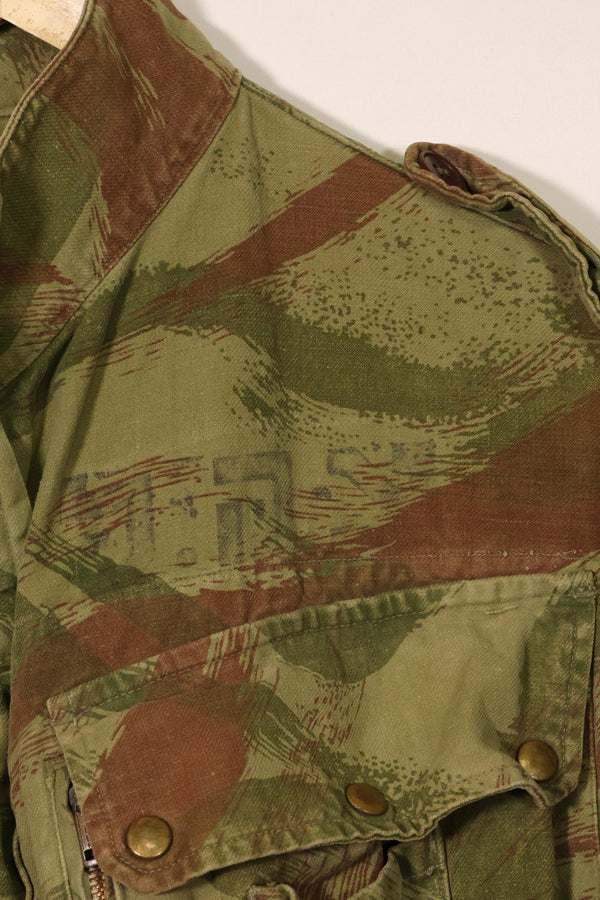 1950年代　フランス軍　リザード迷彩　TAP 47/53　空挺ジャケット　イスラエルスタンプ付　中古品