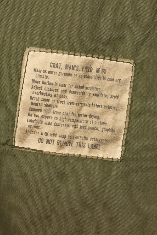 1969年契約　S-R　2nd Model　アメリカ軍　M65　フィールドジャケット　状態良い　中古品