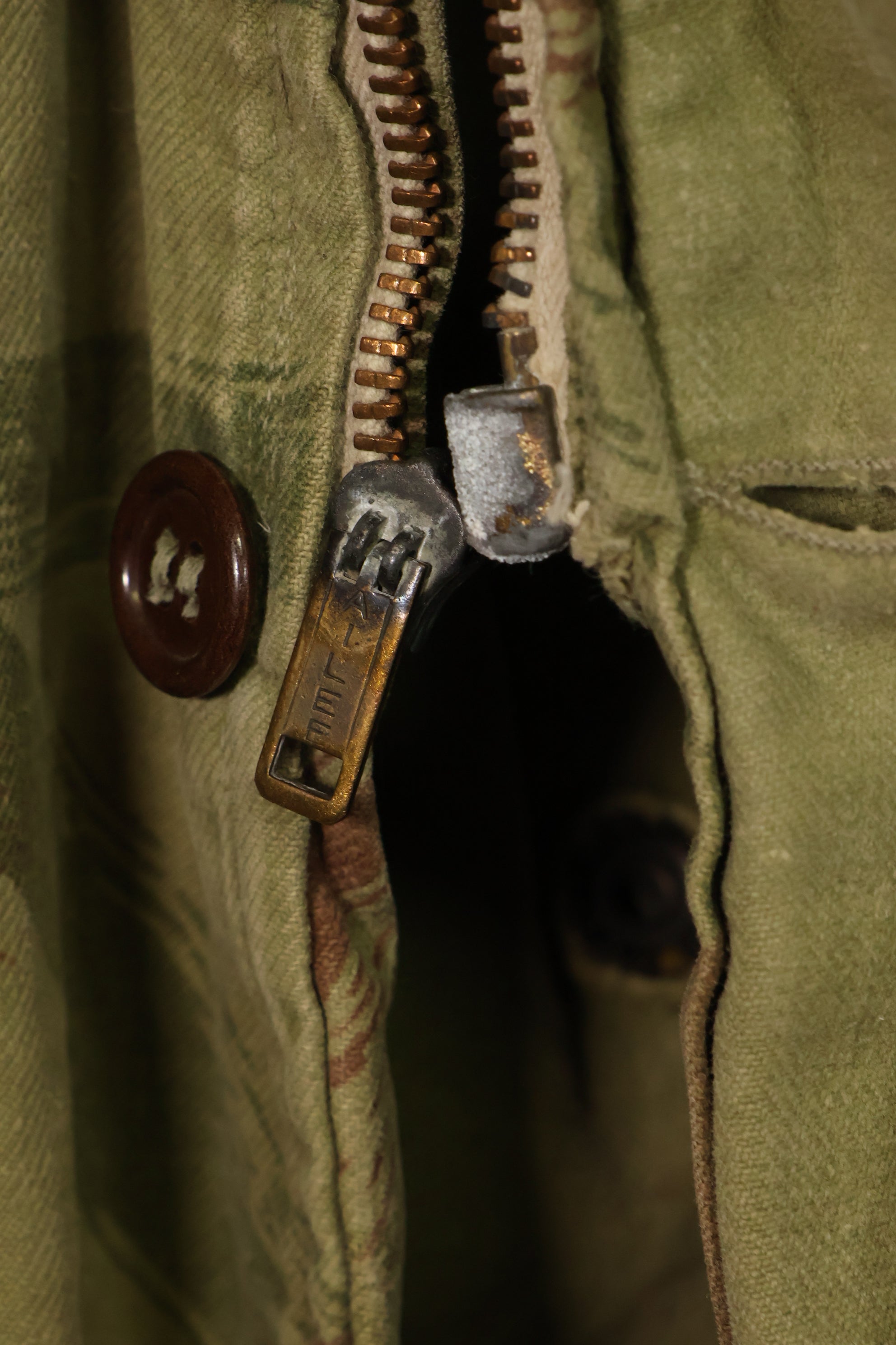 1950年代　フランス軍　リザード迷彩　TAP 47/53　空挺ジャケット　イスラエルスタンプ付　中古品