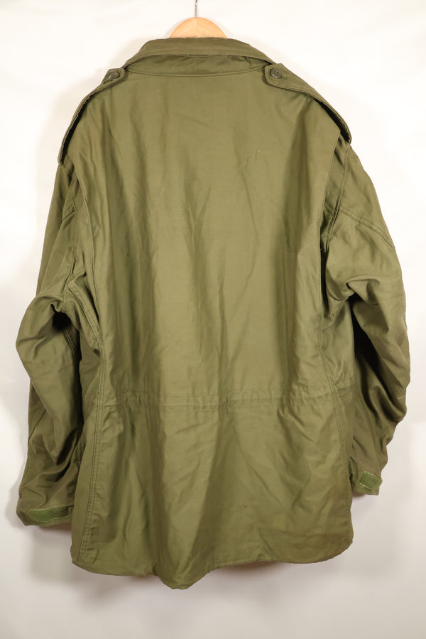 1970年契約　X-L-R　2nd Model　アメリカ軍　M65　フィールドジャケット　希少大きめサイズ　中古品