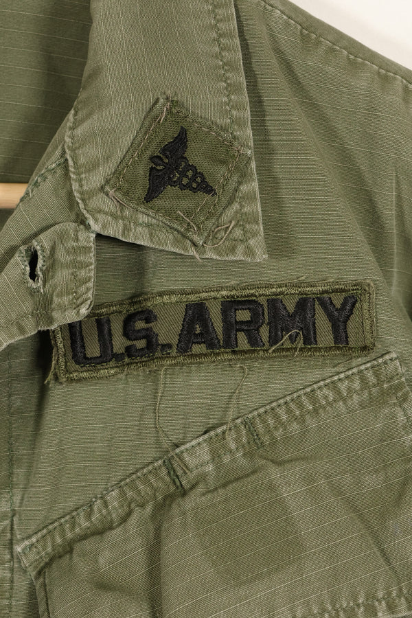 1970年契約　SMALL-REGULAR　4th Model ジャングルファティーグ　ジャケット　中古品　映画会社放出