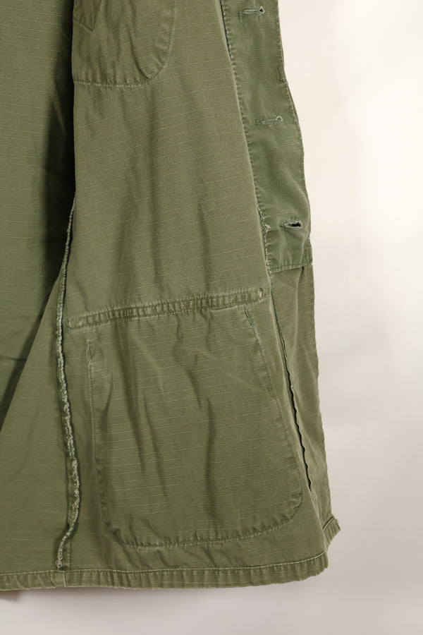 1970年契約　SMALL-REGULAR　4th Model ジャングルファティーグ　ジャケット　中古品　映画会社放出