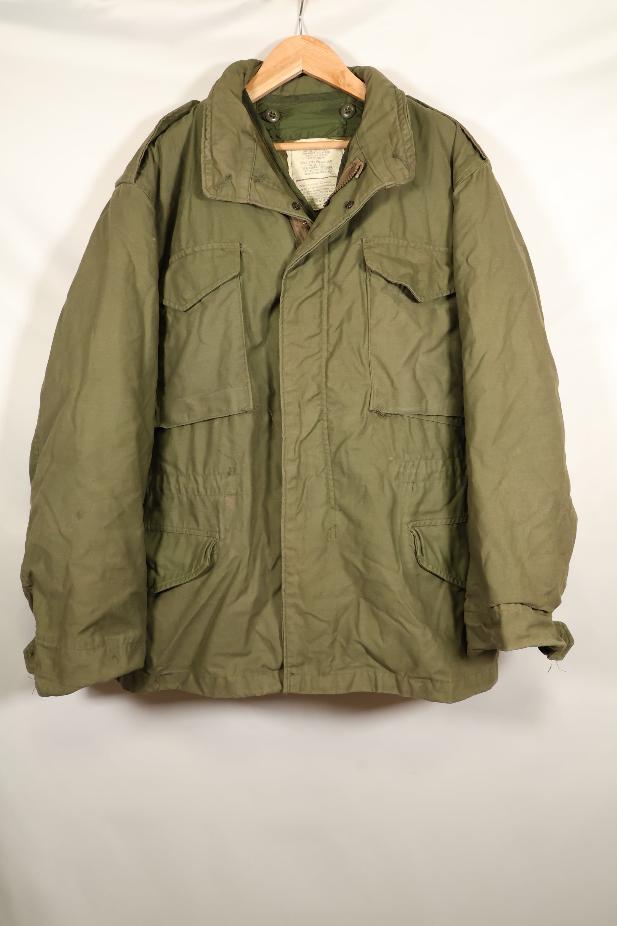 1981年　M-S 3rd Model ジャケット ライナーセット　M65 フィールドジャケット　中古品