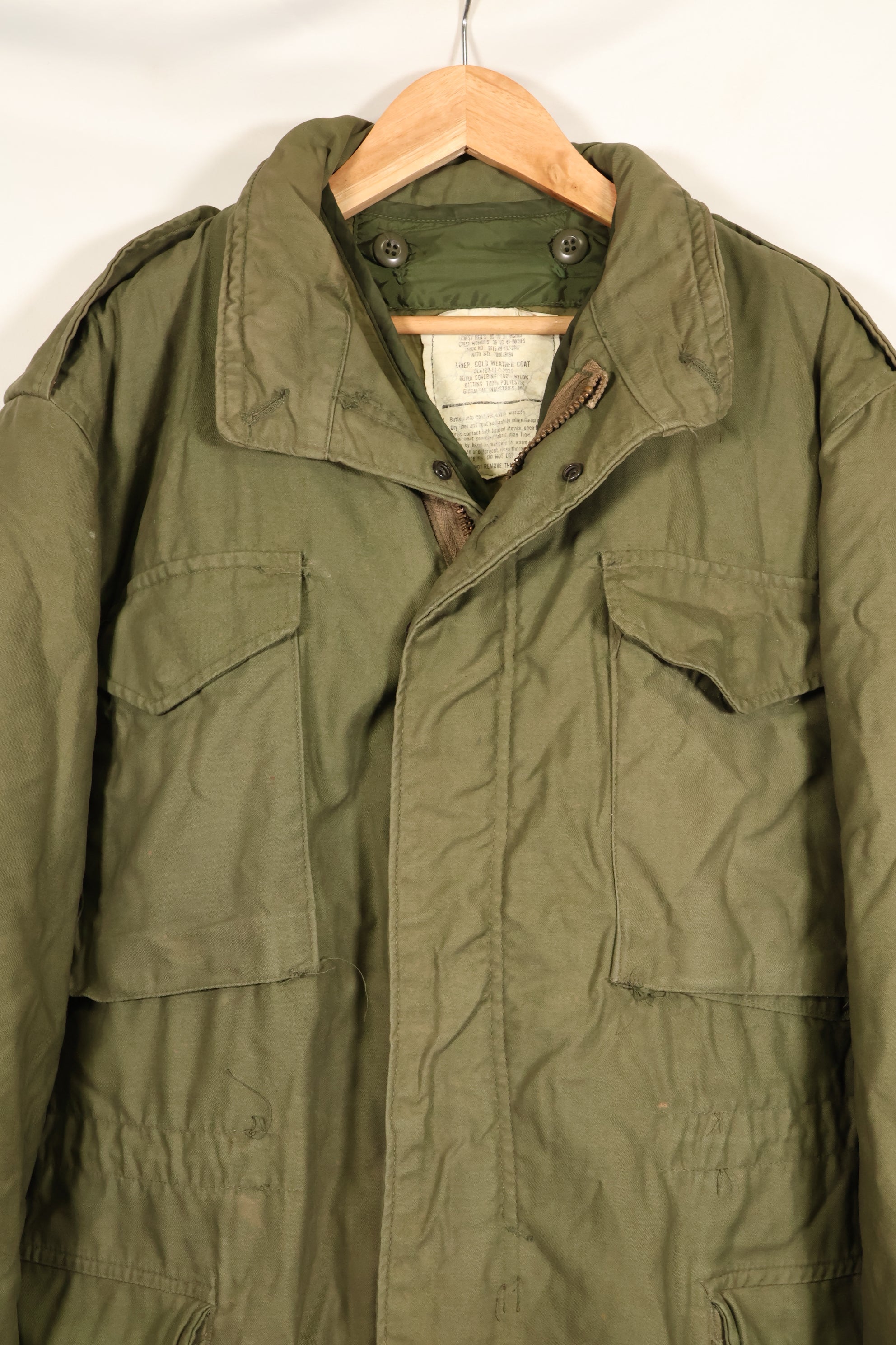 1981年　M-S 3rd Model ジャケット ライナーセット　M65 フィールドジャケット　中古品