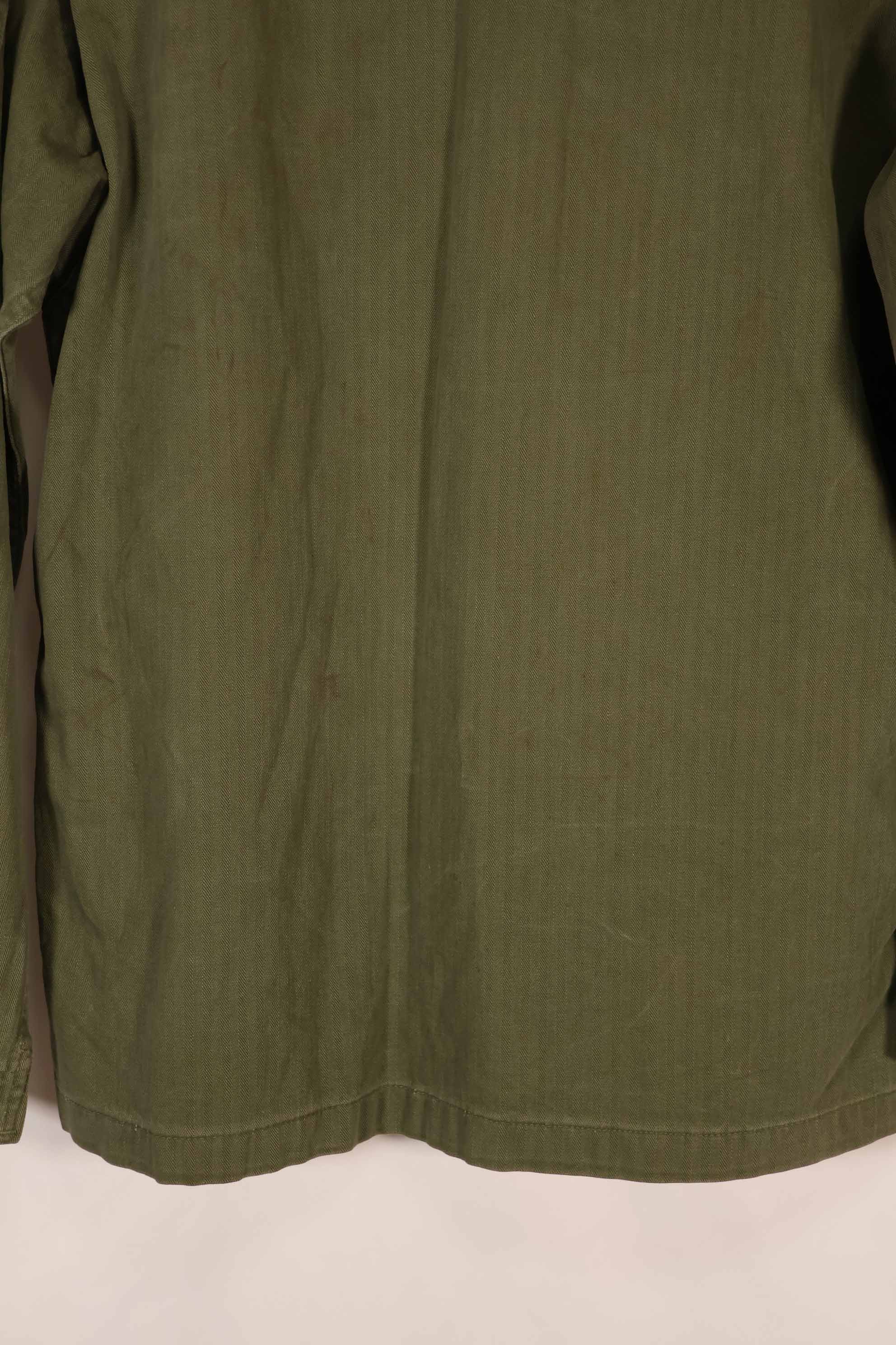 実物　1940年代　アメリカ陸軍　HBT OD ユーティリティジャケット　中古品　36R