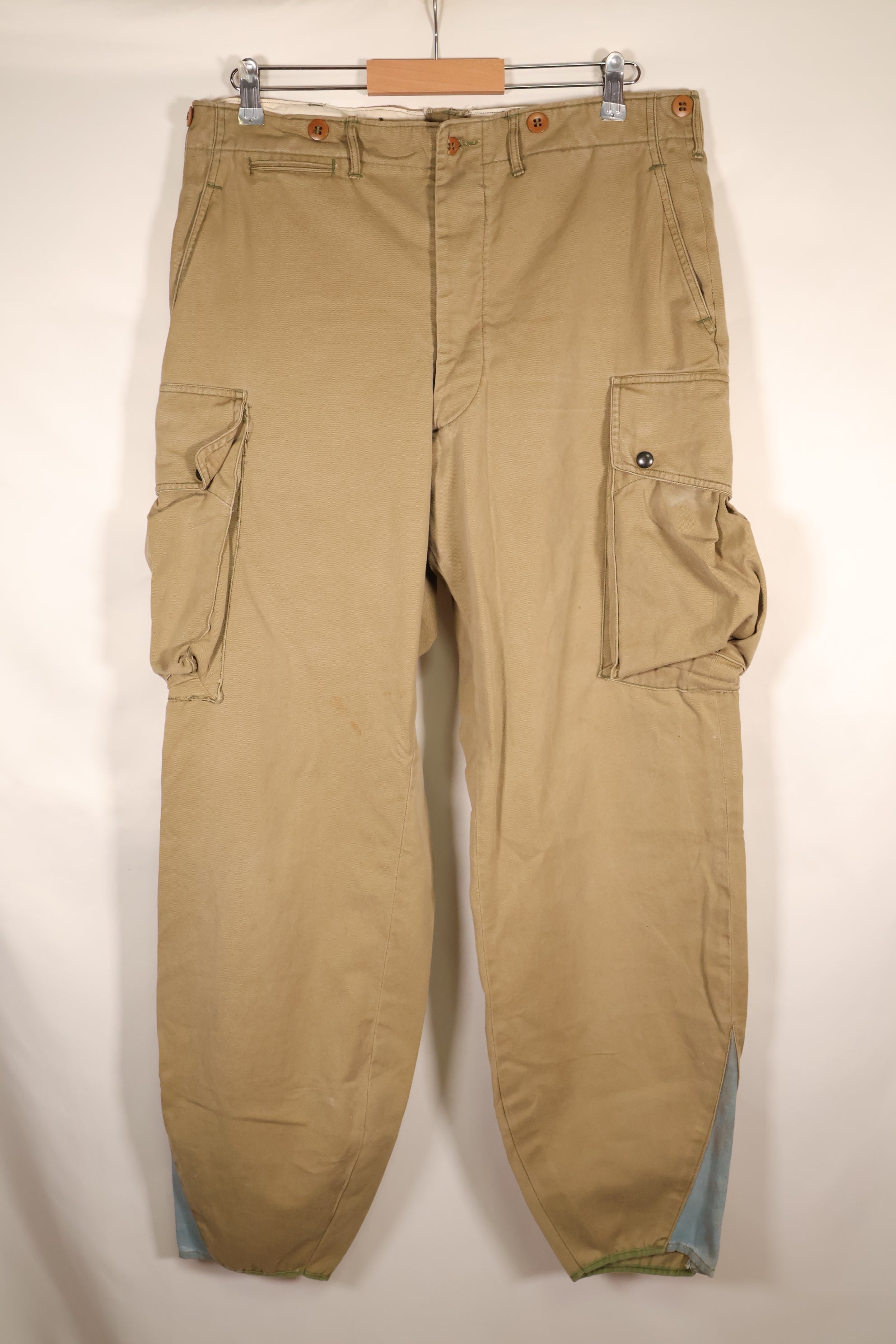 1940年代前半　推定 36　アメリカ陸軍　空挺部隊　M-1942　ジャンプパンツ　褪色あり　中古品