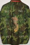 実物　米軍ポンチョライナー　ツアージャケット　DUC PHO　1969-1970　