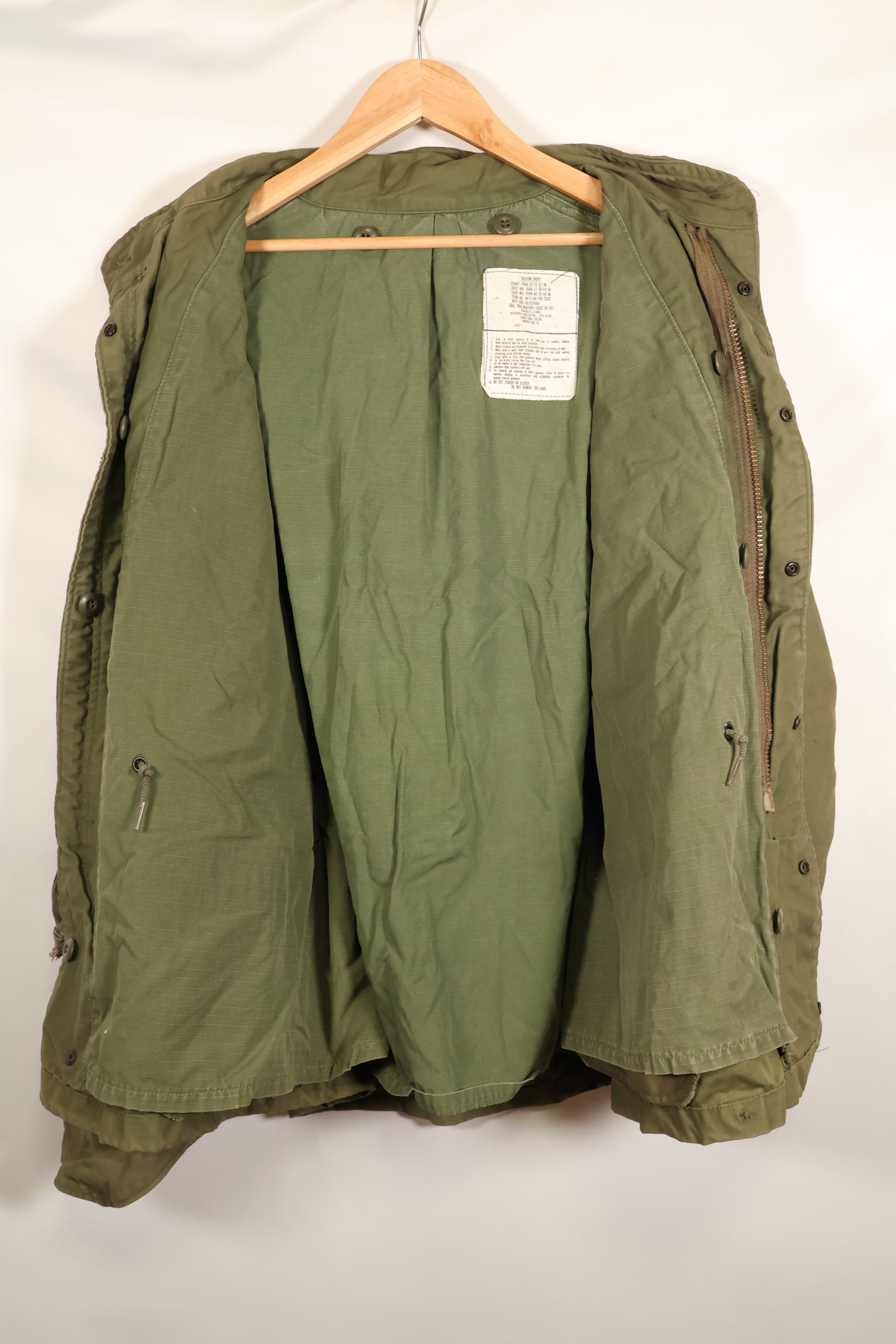 1981年　M-S 3rd Model ジャケット ライナーセット　M65 フィールドジャケット　中古品